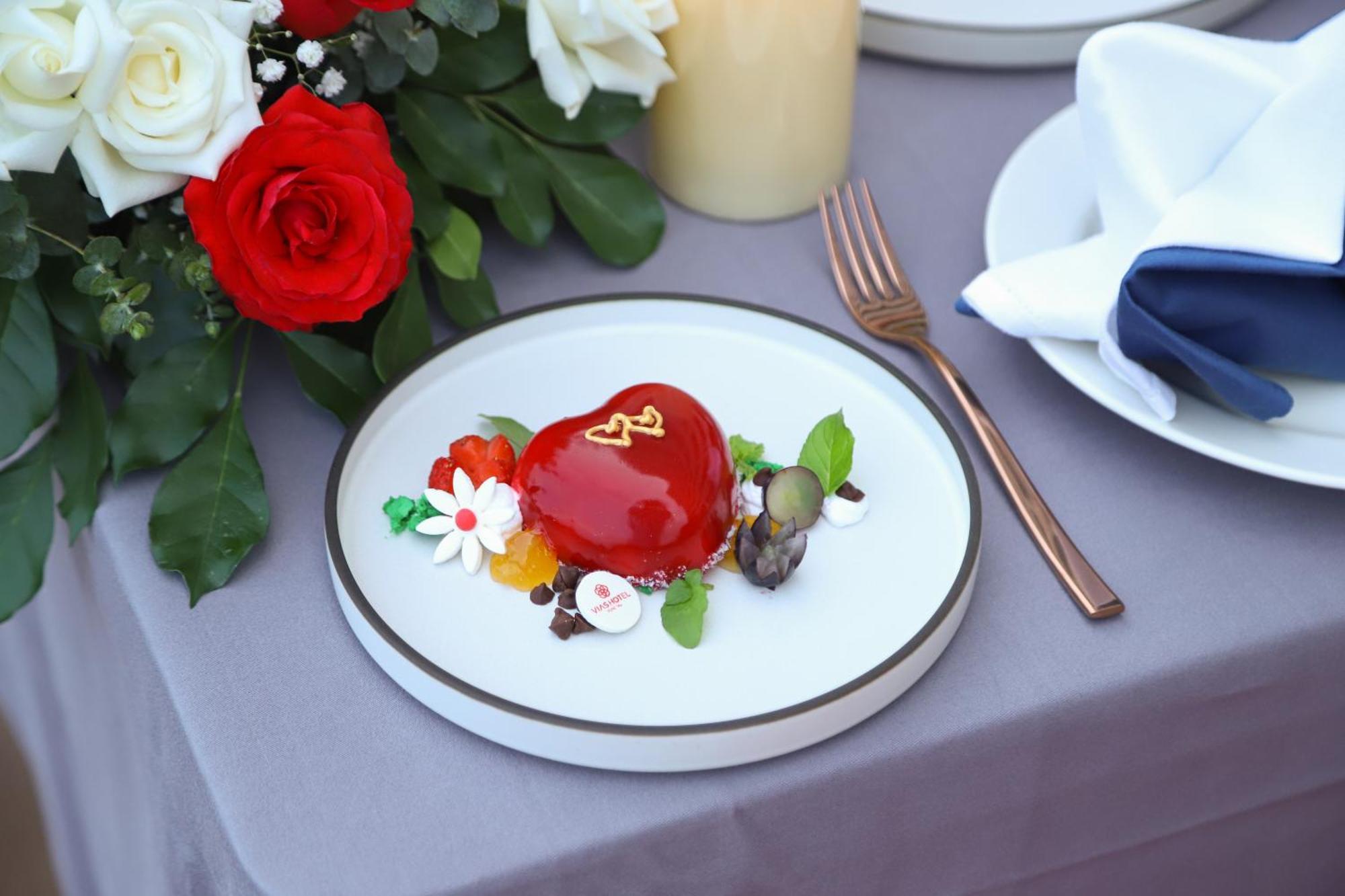 Vias Hotel Vung Tau - Transportation Included Exterior photo A heart-shaped Jell-O mold